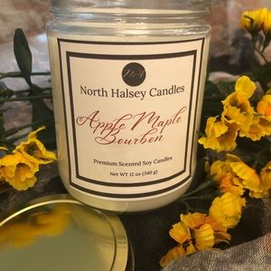 Apple Maple Bourbon 12 oz Candle